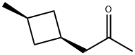 2-Propanone, 1-(3-methylcyclobutyl)-, cis- (9CI) Struktur