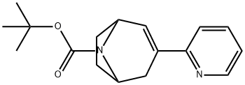 8-Boc-3-pyridin-2-yl-8-aza-bicyclo[3.2.1]oct-2-ene Struktur