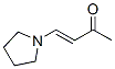 3-Buten-2-one, 4-(1-pyrrolidinyl)-, (3E)- (9CI) Struktur