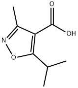 5-ISOPROPYL-3-METHYLISOXAZOLE-4-CARBOXYLIC ACID Struktur