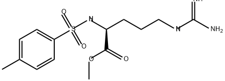 P-TOLUENESULFONYL-L-ARGININE METHYL ESTER HCL Struktur