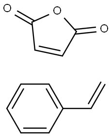 STYRENE MALEIC ANHYDRIDE COPOLYMER Structure