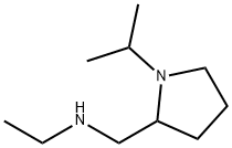 ETHYL[(1-ISOPROPYLPYRROLIDIN-2-YL)METHYL]AMINE Struktur