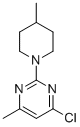 4-CHLORO-6-METHYL-2-(4-METHYLPIPERIDIN-1-YL)PYRIMIDINE Struktur