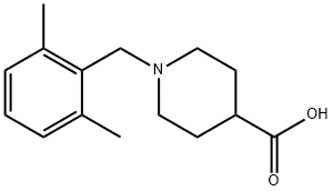 1-[(2,6-DIMETHYLPHENYL)METHYL]-PIPERIDINE-4-CARBOXYLIC ACID Struktur