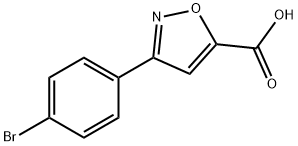 5-(4-BROMOPHENYL)ISOXAZOLE-3-CARBOXYLIC ACID Struktur