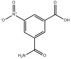 3-Aminocarbonyl-5-nitrobenzoic acid, 97% Struktur