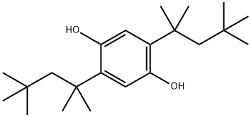 2,5-Bis(1,1,3,3-tetramethylbutyl)hydroquinone Structure