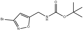 3-Bromo-5-(N-Boc)aminomethylisoxazole Struktur