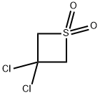 3,3-Dichlorothietane-1,1-dioxide Struktur