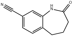 2-oxo-2,3,4,5-tetrahydro-1H-benzo[b]azepine-8-carbonitrile Struktur