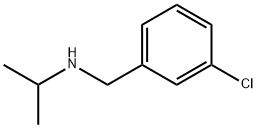 N-(3-CHLOROBENZYL)-N-ISOPROPYLAMINE Struktur