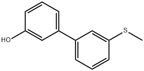 3'-(METHYLTHIO)-1,1'-BIPHENYL-3-OL Struktur