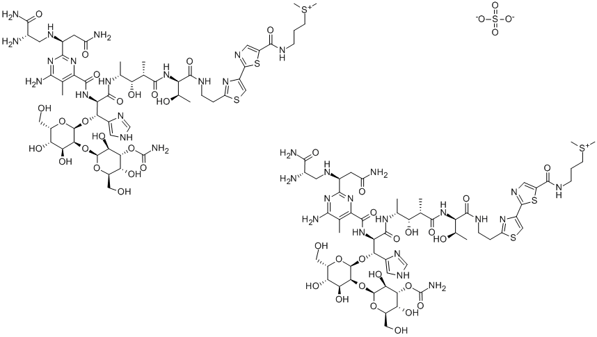 Bleomycin sulfate Structure