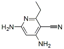 3-Pyridinecarbonitrile,  4,6-diamino-2-ethyl- Struktur