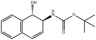 (1S,2S)-trans-2-(Boc-aMino)-1,2-dihydro-1-naphthol Struktur