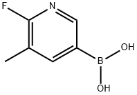 2-氟-3-甲基吡啶-5-硼酸 結(jié)構(gòu)式