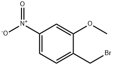 1-(BROMOMETHYL)-2-METHOXY-4-NITROBENZENE Struktur