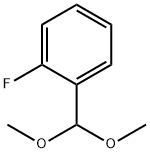 1-(Dimethoxymethyl)-2-fluorobenzene, alpha,alpha-Dimethoxy-2-fluorotoluene Struktur