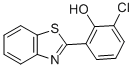 2-(2-Benzothiazolyl)-6-chlorophenol Struktur