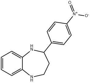 2-(4-NITRO-PHENYL)-2,3,4,5-TETRAHYDRO-1H-BENZO[B][1,4]DIAZEPINE Struktur