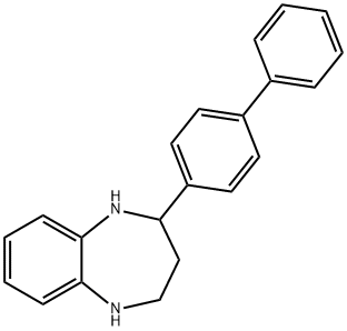 2-BIPHENYL-4-YL-2,3,4,5-TETRAHYDRO-1H-BENZO[B][1,4]DIAZEPINE Struktur