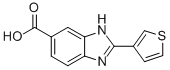 2-THIOPHEN-3-YL-3H-BENZOIMIDAZOLE-5-CARBOXYLIC ACID Struktur