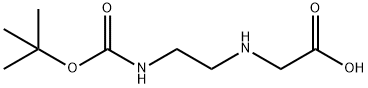 2-[N-[2-(BOC-AMINO)ETHYL]AMINO]ACETIC ACID Struktur