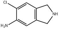 6-chloroisoindolin-5-amine Struktur