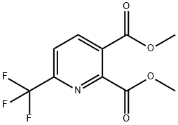 diMethyl 6-(trifluoroMethyl)pyridine-2,3-dicarboxylate Struktur