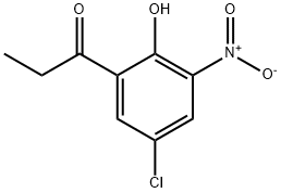 5'-CHLORO-2'-HYDROXY-3'-NITROPROPIOPHENONE Struktur