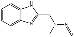 Benzimidazole, 2-[(methylnitrosamino)methyl]- (7CI) Struktur