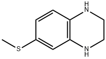 Quinoxaline, 1,2,3,4-tetrahydro-6-(methylthio)- (7CI) Struktur