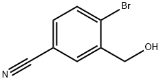 4-BROMO-3-HYDROXYMETHYL-BENZONITRILE Struktur