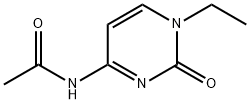 Acetamide,  N-(1-ethyl-1,2-dihydro-2-oxo-4-pyrimidinyl)- Struktur