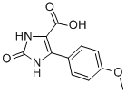 1,3-DIHYDRO-IMIDAZOL-2-ONE-5-(4-METHOXY) PHENYL-4-CARBOXYLIC ACID Struktur