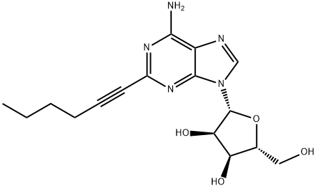 2-hexynyladenosine Struktur