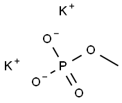 Phosphoric acid, methyl ester, potassium salt Struktur