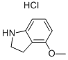 4-METHOXY-2,3-DIHYDRO-1H-INDOLE HYDROCHLORIDE Struktur