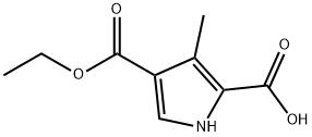 4-ETHOXYCARBONYL-3-METHYL PYRROL-2-CARBOXYLIC ACID Struktur