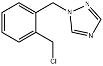 1-[2-(CHLOROMETHYL)BENZYL]-1H-1,2,4-TRIAZOLE Struktur