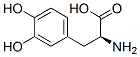 (2S)-2-amino-3-(3,4-dihydroxyphenyl)propanoic  acid Struktur