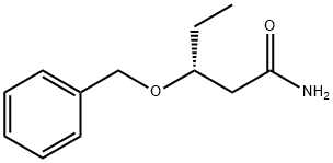 (R)-3-(BENZYLOXY)PENTANAMIDE Struktur