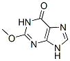 6H-Purin-6-one,  1,9-dihydro-2-methoxy- Struktur