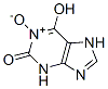 2H-Purin-2-one,  3,7-dihydro-6-hydroxy-,  1-oxide Struktur