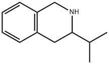 Isoquinoline, 1,2,3,4-tetrahydro-3-(1-methylethyl)- (9CI) Struktur