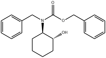 benzyl benzyl((1R,2R)-2-hydroxycyclohexyl)carbaMate Struktur