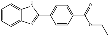 4-(1H-BENZIMIDAZOL-2-YL)BENZOIC ACID ETHYL ESTER Struktur