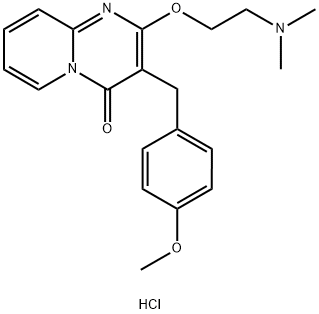 8-(2-dimethylaminoethoxy)-9-[(4-methoxyphenyl)methyl]-1,7-diazabicyclo[4.4.0]deca-2,4,6,8-tetraen-10-one Struktur