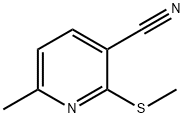 6-Methyl-2-(methylthio)-3-pyridinecarbonitrile Struktur